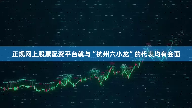 正规网上股票配资平台就与“杭州六小龙”的代表均有会面